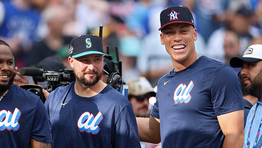 Seattle Mariners Cal Raleigh Aaron Judge...