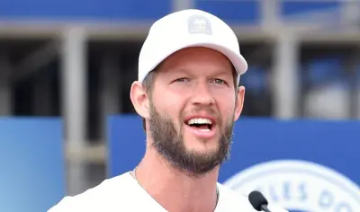 Close up Clayton Kershaw