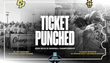 Cal Poly, UC Irvine Receive Berths into NCAA Baseball Tournament