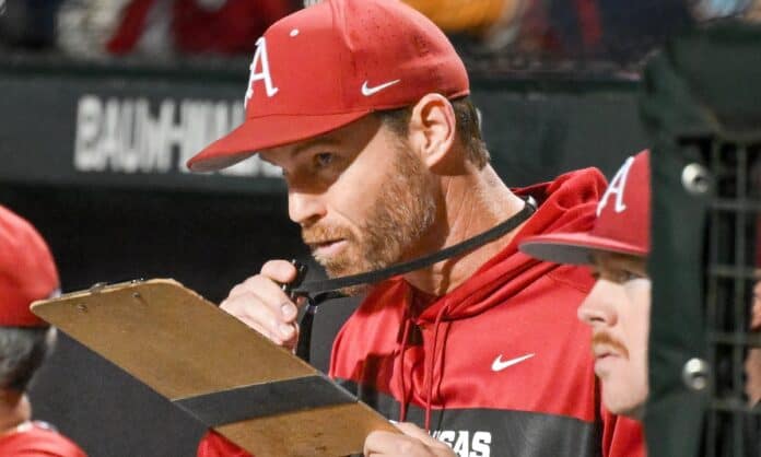 Matt Hobbs, Arkansas baseball, SEC Tournament, Arkansas vs Ole Miss