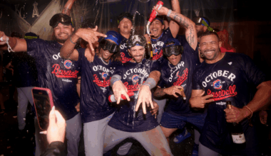 Inside Cubs clubhouse during MLB playoffs berth celebration