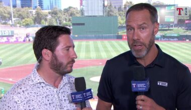 Rangers announcer David Murphy pulls off reverse jinx