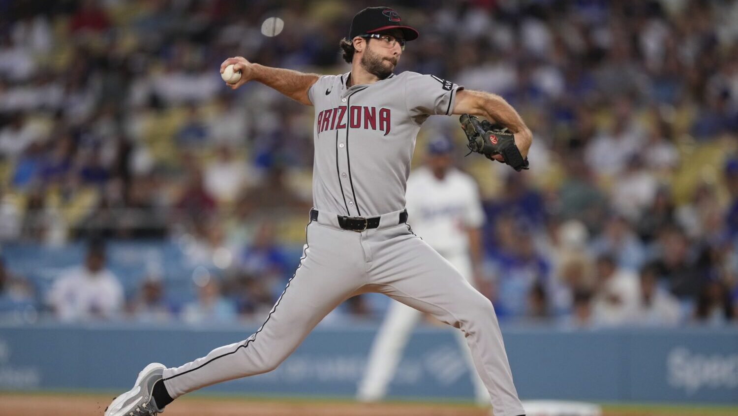 Diamondbacks starting pitcher Zac Gallen...