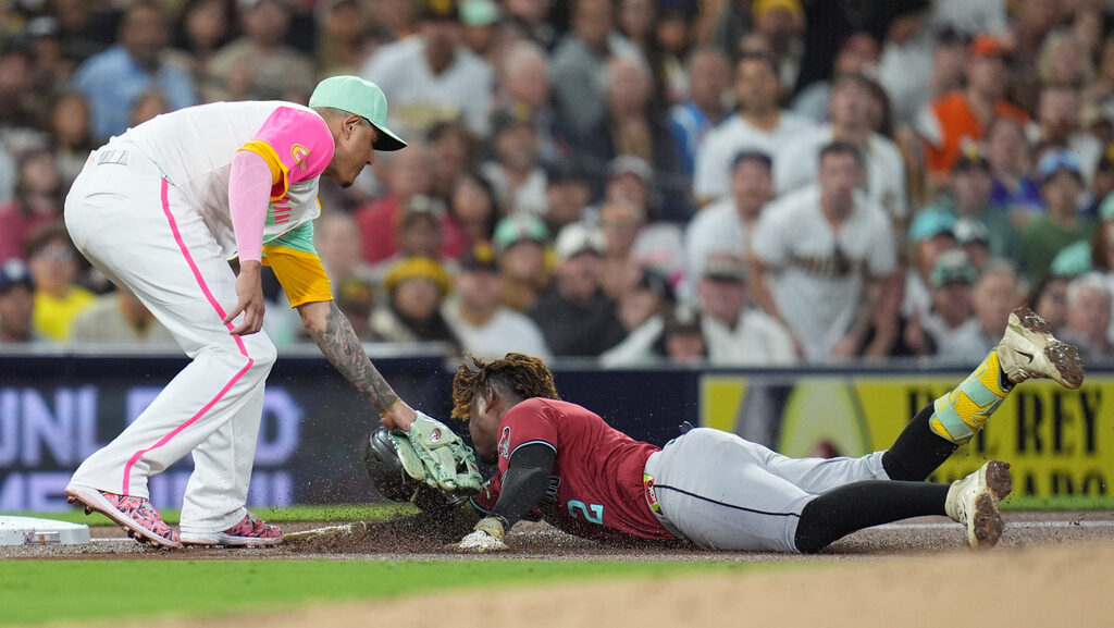 Diamondbacks Padres Baseball...