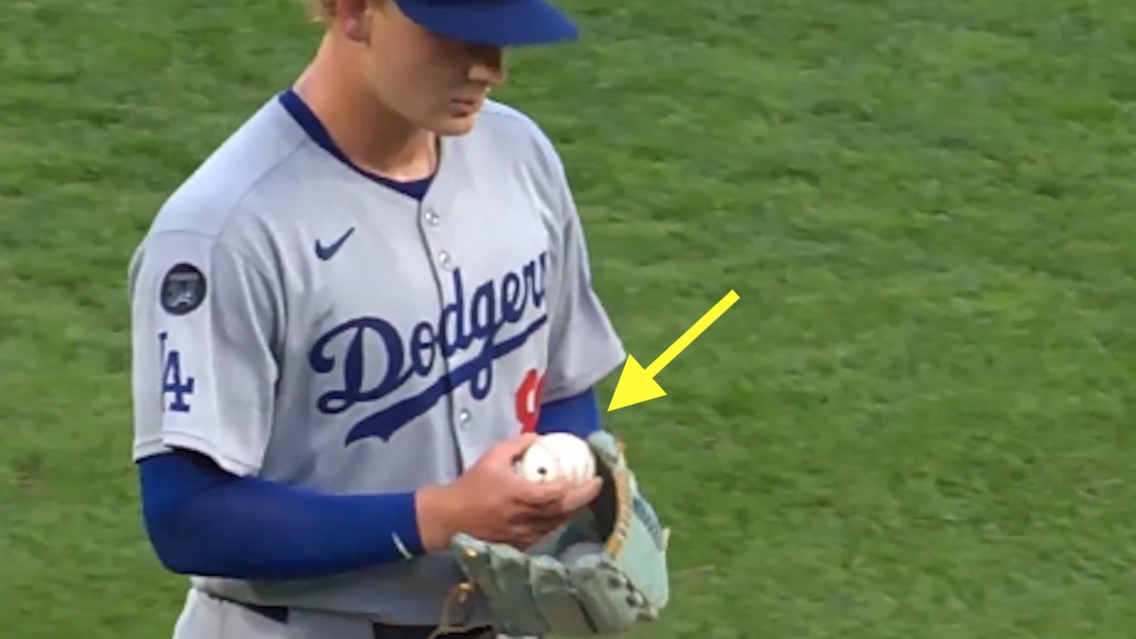 Dodgers pitcher accused of pulling shady move with opponent's first career hit ball