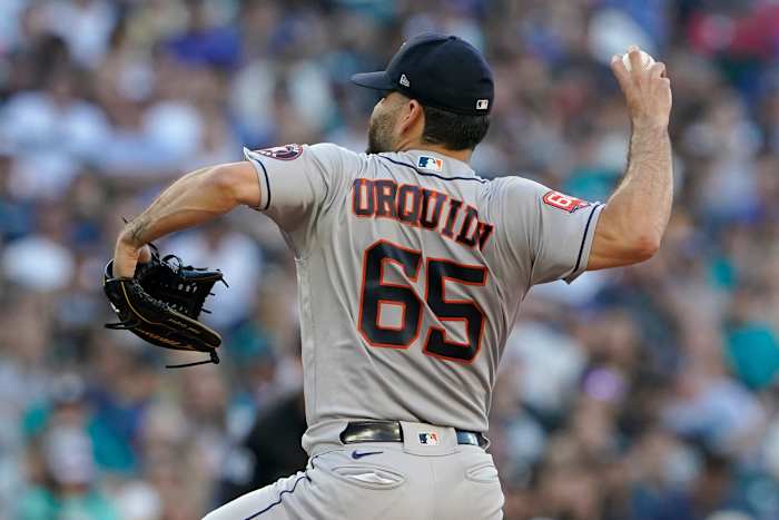 Tigers reinstate veteran pitcher Urquidy from injured list