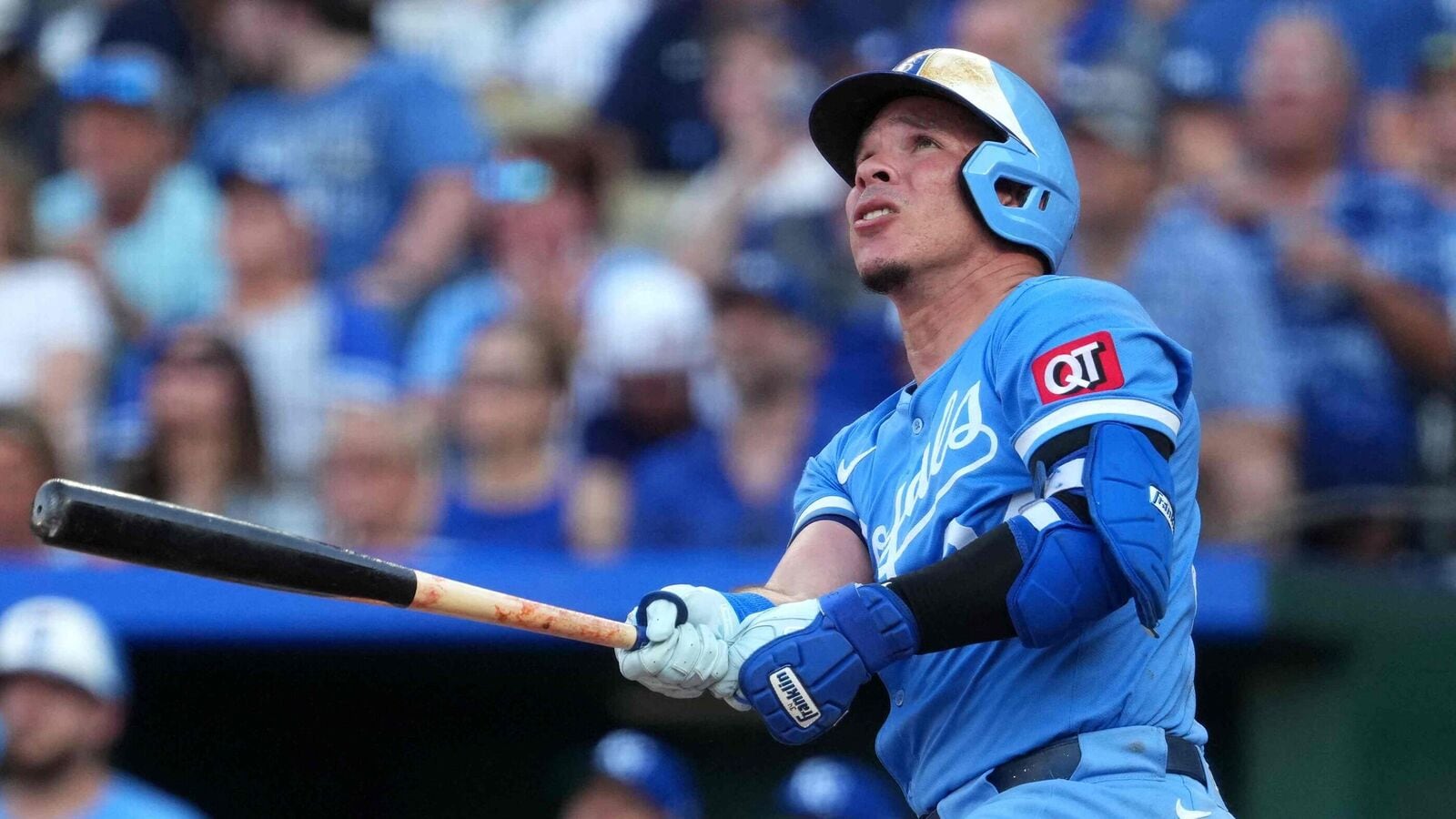 Freddy Fermin in action during Kansas City Royals game against the Cleveland Guardians. (file photo)