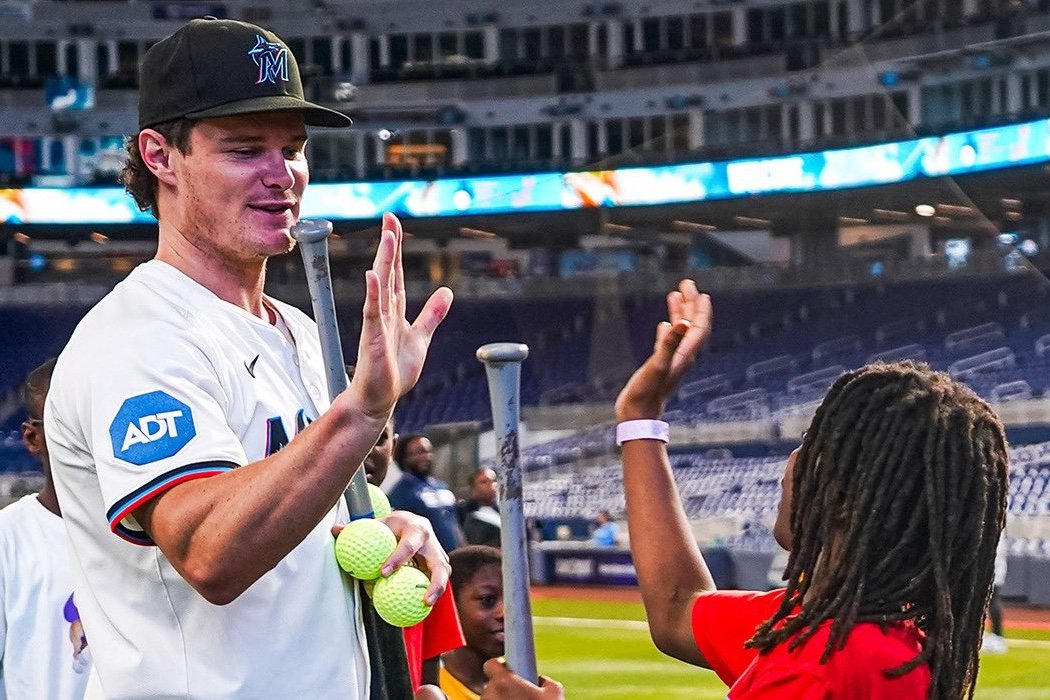 Why Griffin Conine is Marlins' nominee for 2025 Roberto Clemente Award - Notes
