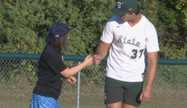 Michigan State baseball takes part in annual Miracle League fall game