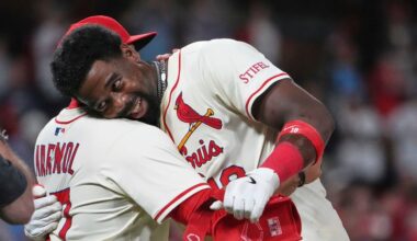 Jordan Walker’s 2-run double in the 9th rallies Cardinals for a 3-2 win over Giants