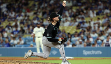 Relief pitcher Andrew Saalfrank #27 of the Arizona Diamondbacks...