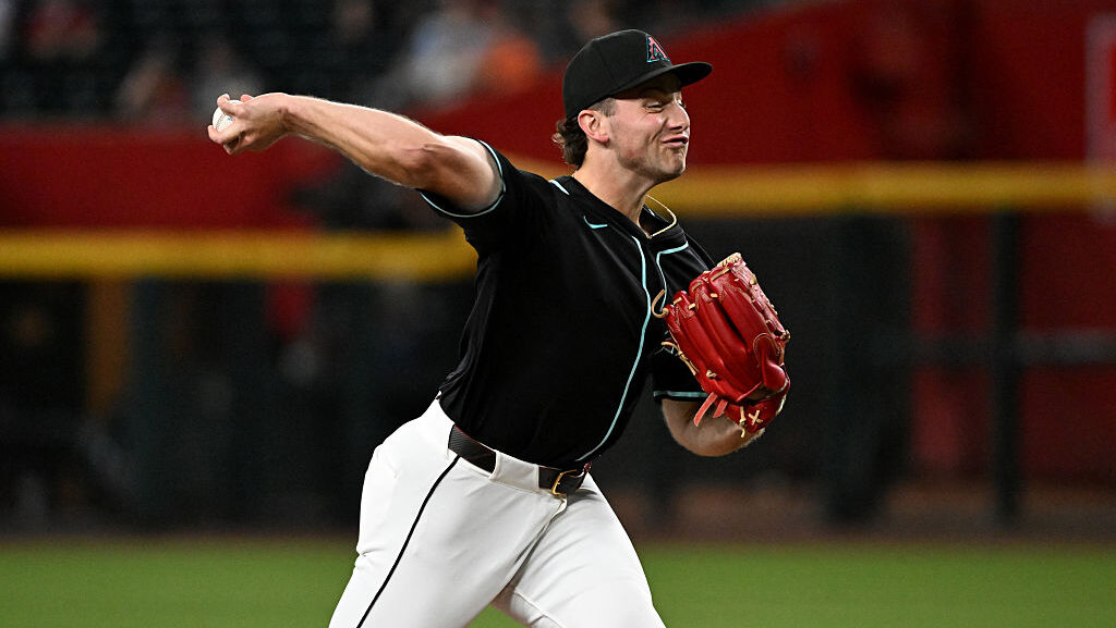 Brandon Pfaadt #32 of the Arizona Diamondbacks...