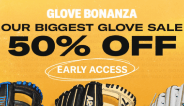 Wilson Announces 50% Off One-Day Glove Bonanza