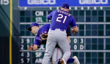Jake Burger’s untimely woes in middle of Rangers’ lineup proving costly vs. Astros