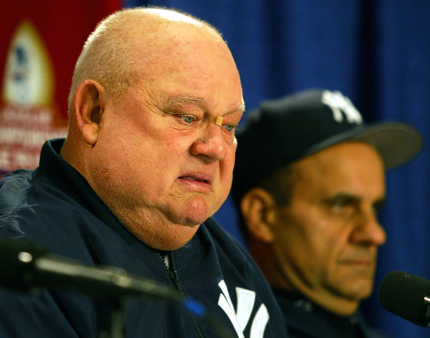 Martinez threw New York Yankees bench coach Don Zimmer to the ground during the Game 3 fracas. Zimmer gave a tearful apology at a press conference the next day, for his role in the fight.