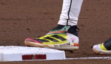 Diamondbacks wear cleats designed by Phoenix Children's patients...