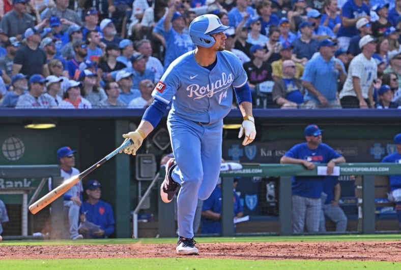 Kansas City Royals right fielder Jac Caglianone