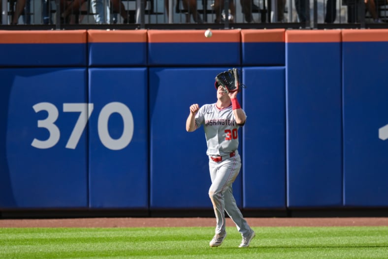 Washington National center fielder Jacob Young