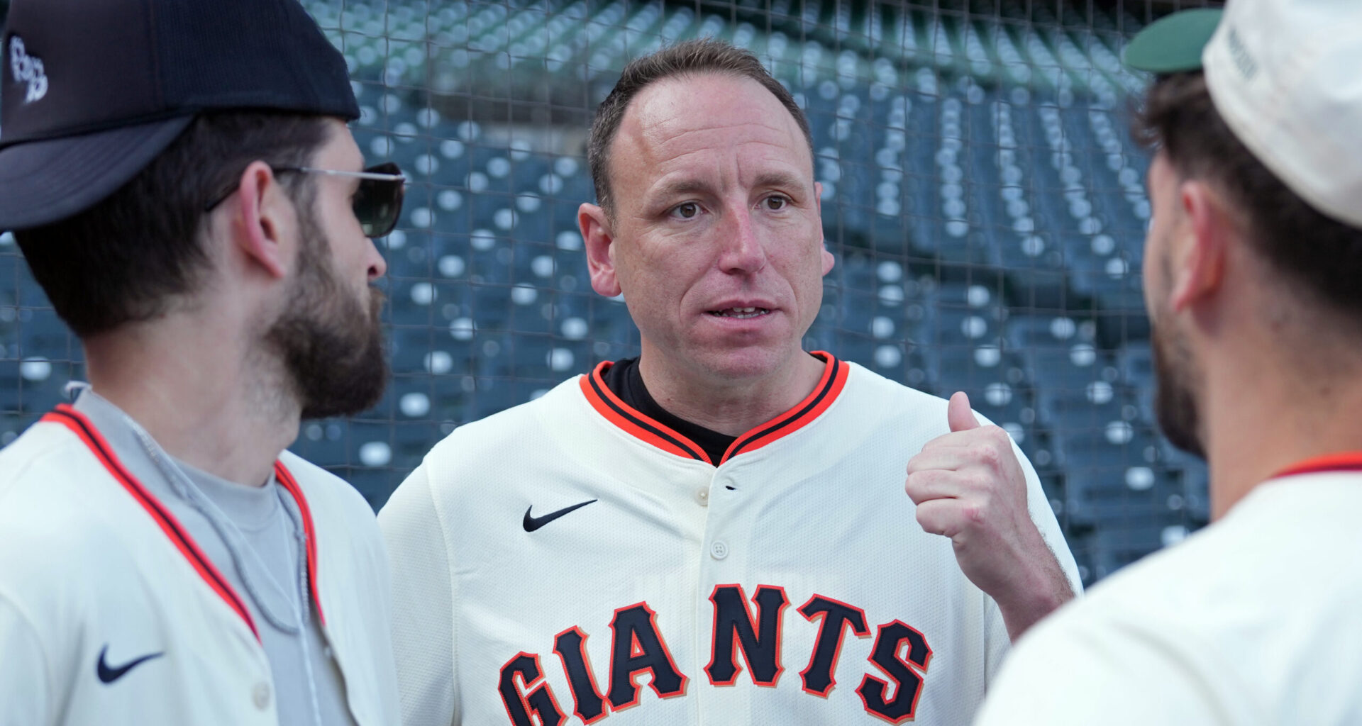 Joey Chestnut Crushes 275 Nuggets at Giants Game, Because 99 Just Wasn't Enough
