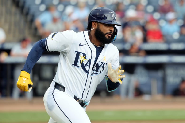 Tampa Bay Rays third baseman Junior Caminero