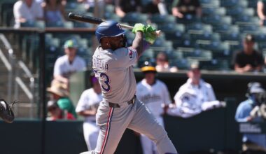 Texas Rangers’ Adolis García not yet ready to return from the injured list