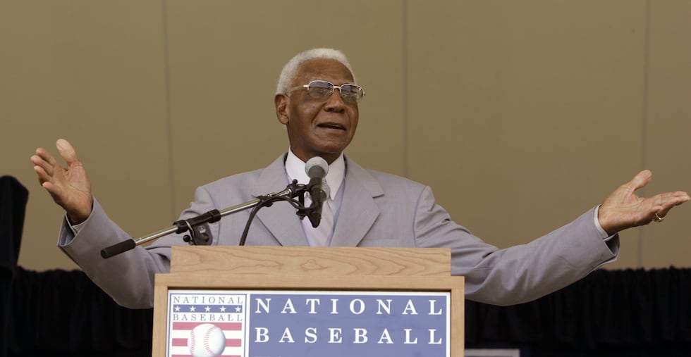 John "Buck" O'Neil, a former Negro league player and manager, talks about the Negro League in...