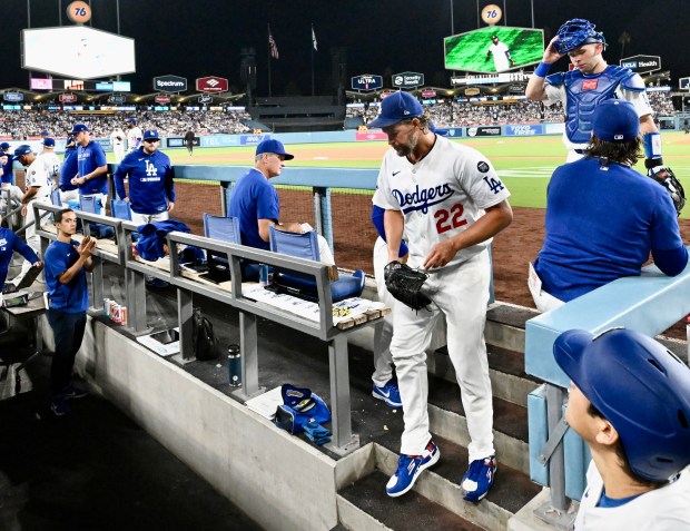 in the xxx inning during a baseball game at Dodger...
