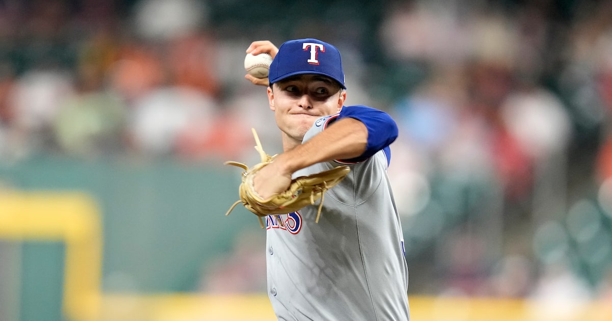 Jack Leiter holds up in biggest Rangers start yet, but thin bullpen put him in tricky spot