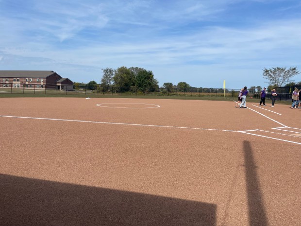 Photos of Keytone's softball and baseball diamond grand opening on Sept. 20, 2025. (Mark Perez-Krywany - The Lorain Morning Journal)