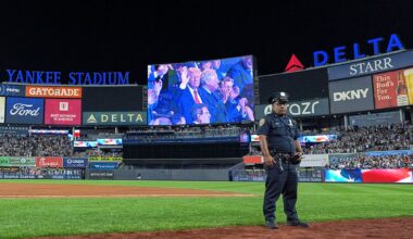 Major League Baseball 2025: US President Donald Trump Attends New York Yankees Vs Detroit Tigers MLB Game - In Pics