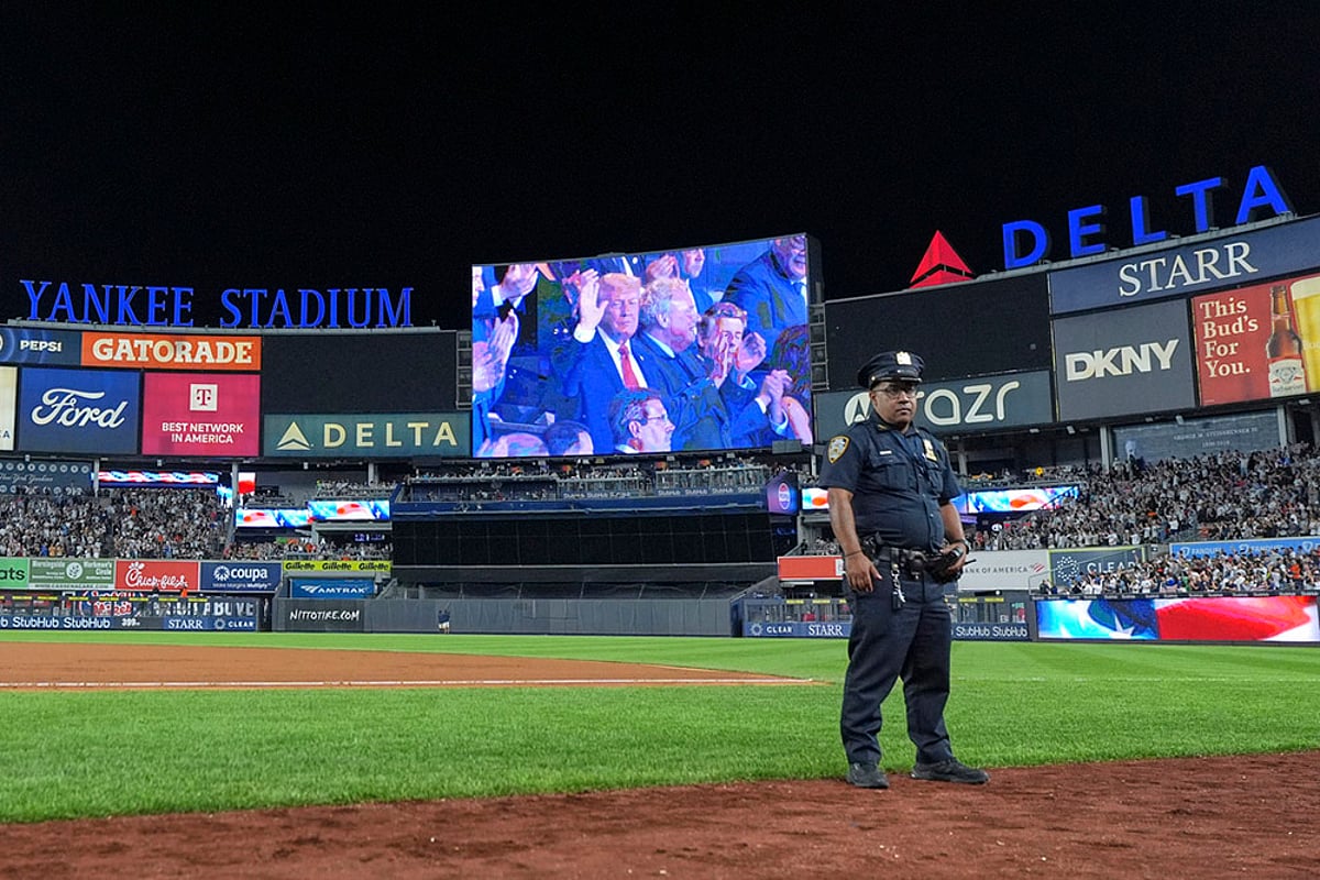 Major League Baseball 2025: US President Donald Trump Attends New York Yankees Vs Detroit Tigers MLB Game - In Pics