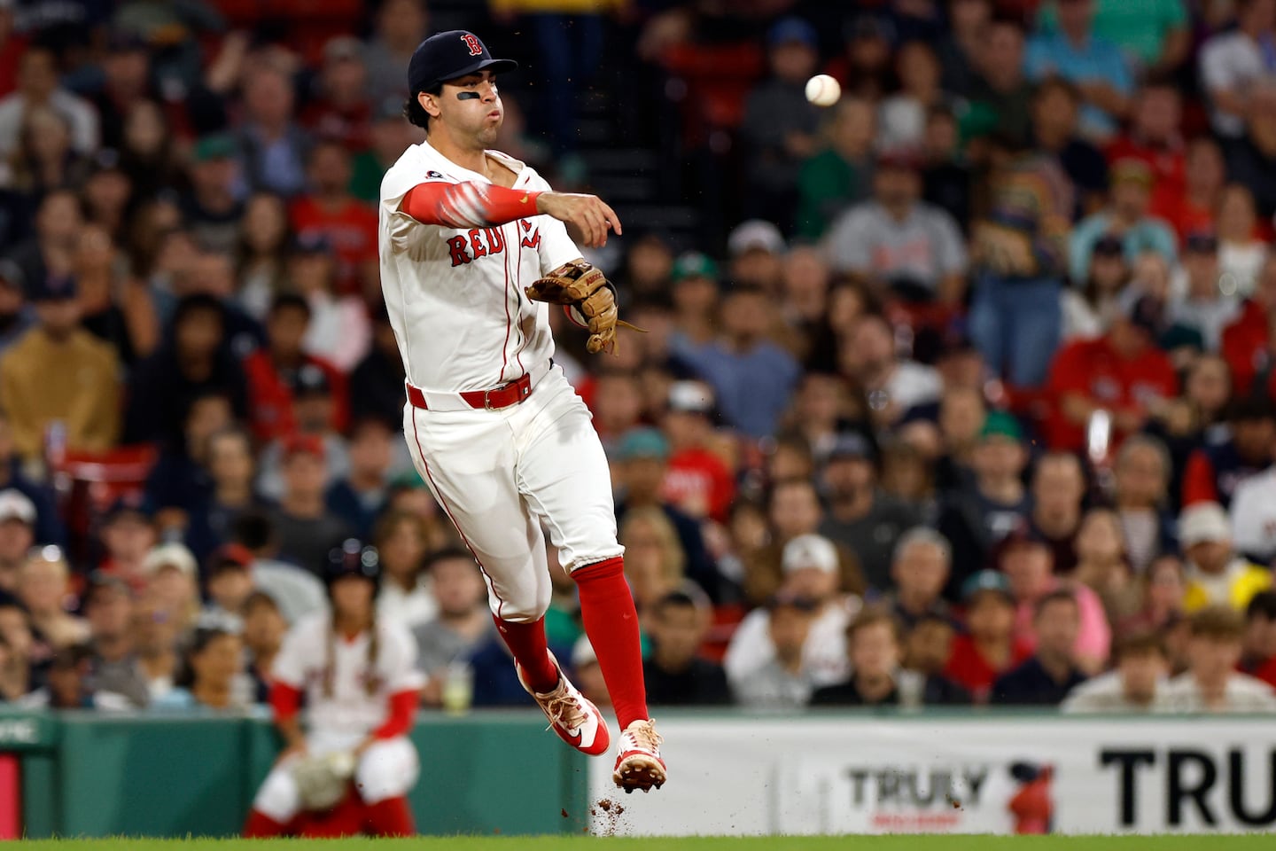 Red Sox chief baseball officer Craig Breslow was pleased with the medical update on Marcelo Mayer, who had right wrist surgery in August.