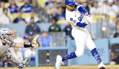 Dodgers’ no-hitter bid falls short, rally to beat Rockies