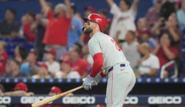 Bryce Harper homers to back Jesus Luzardo as Phillies top Marlins