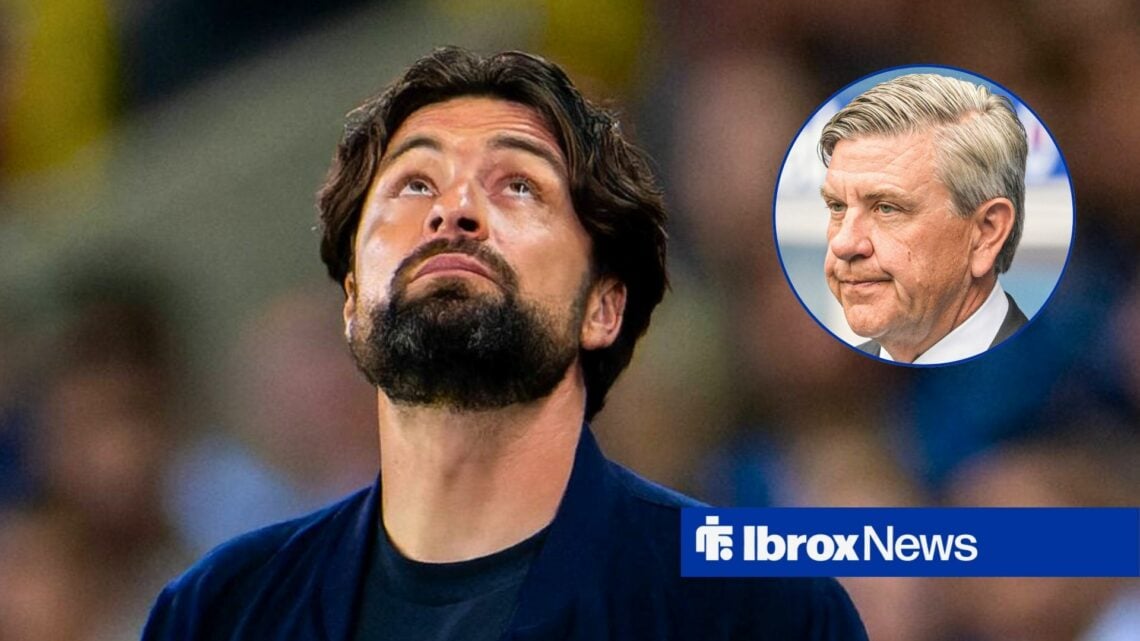 Rangers manager Russell Martin and Andrew Cavenagh in circular inset