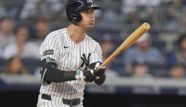 PLAYOFFS - PLAYOFFS - New York Yankees' Cody Bellinger follows through on a three-run home run during the third inning of a baseball game against the Tampa Bay Rays Tuesday, July 29, 2025, in New York. (AP Photo/Frank Franklin II)