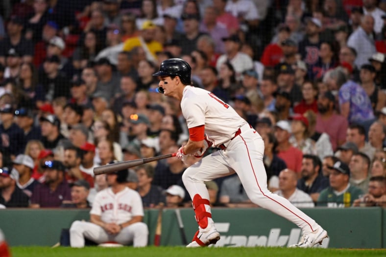 Boston Red Sox right fielder Roman Anthony