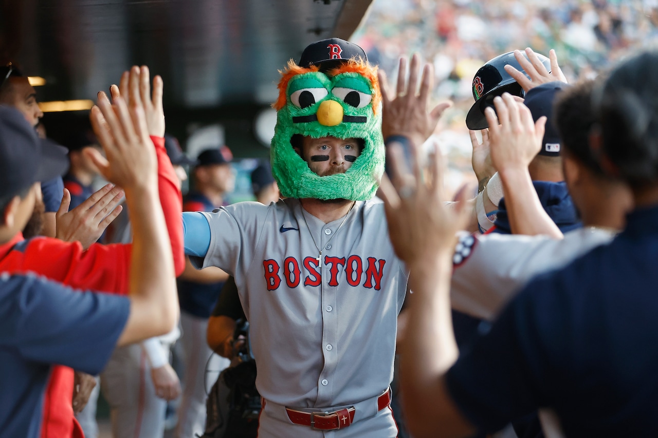 Red Sox, Trevor Story break homerless streak because ‘Wally was getting lonely’ in dugout