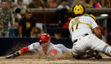 Reds rally again, top scuffling Padres