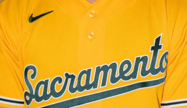 Athletics unveil gold ‘Sacramento’ jersey for 2026 MLB season – NBC Sports Bay Area & California