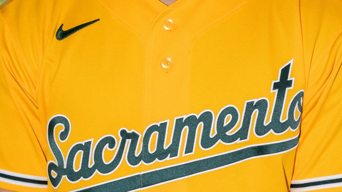 Athletics unveil gold ‘Sacramento’ jersey for 2026 MLB season – NBC Sports Bay Area & California