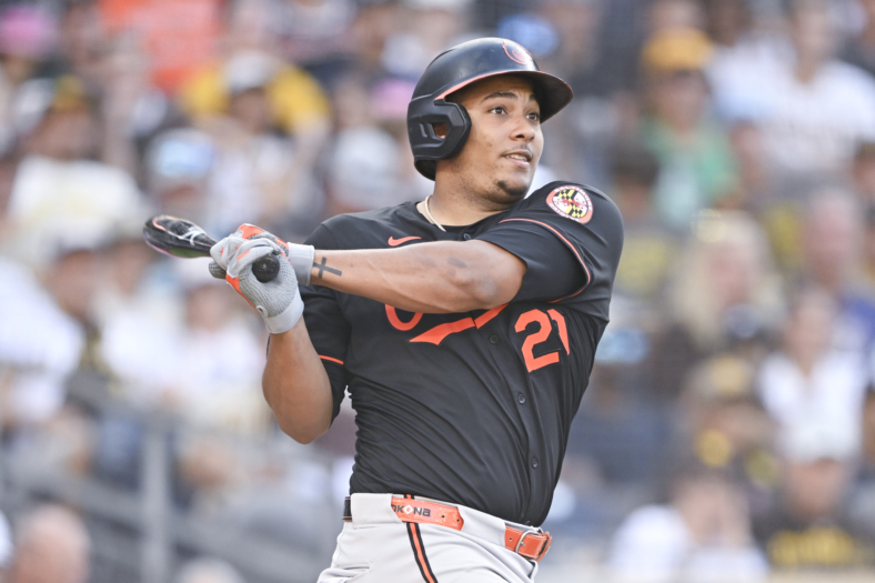 Baltimore Orioles catcher Samuel Basallo