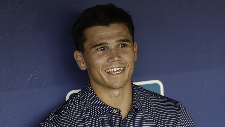 Seattle Mariners Luke Stevenson...