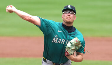 Seattle Mariners Logan Evans...
