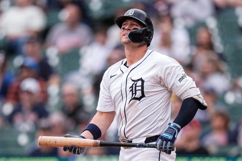 Detroit Tigers first baseman Spencer Torkelson