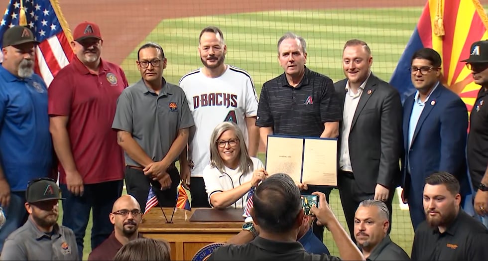 On Wednesday, Gov. Katie Hobbs signed House Bill 2704, funding renovations for Chase Field and...