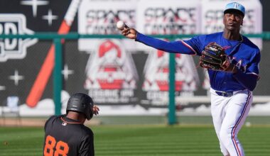 See the one thing Rangers’ top prospect Sebastian Walcott said he improved most in 2025