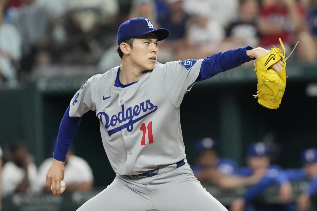 Dodgers' Roki Sasaki Joining Team in Los Angeles, Could Rejoin Roster Soon