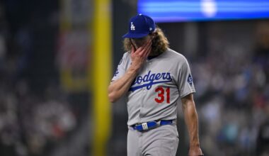 Dodgers' Tyler Glasnow Scratched From Start, Shohei Ohtani Pitching