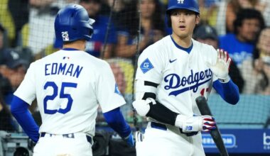Dodgers Lineup vs Phillies: Tommy Edman Out, Chuckie Robinson Starting